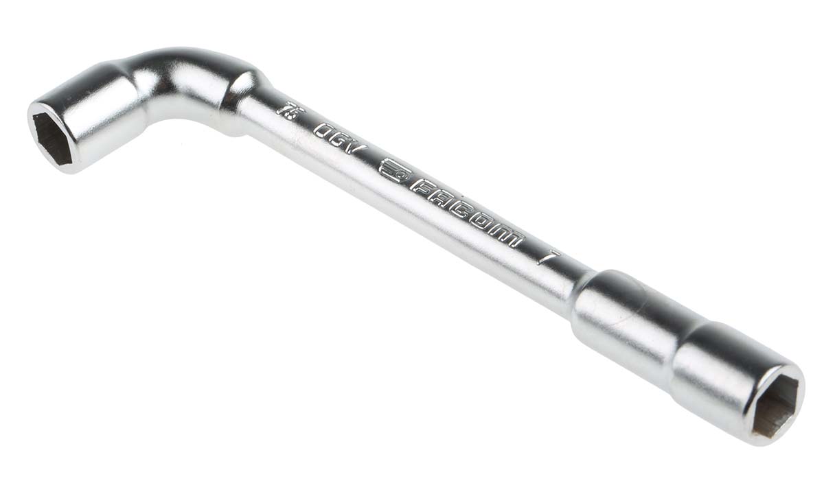 Facom Hex Tubular Box Spanner, 7 mm Tip, 106 mm Overall
