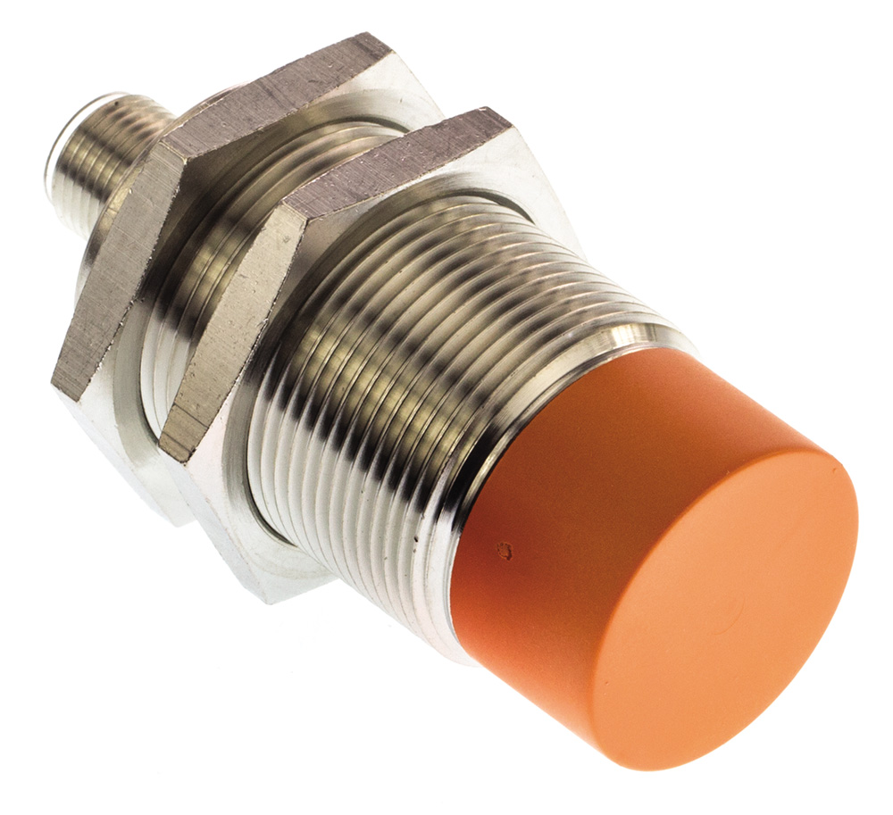 ifm electronic Inductive Threaded Barrel Proximity Sensor, M30, 22 mm Detection, PNP/NPN NO/NC, 10 → 36 V dc