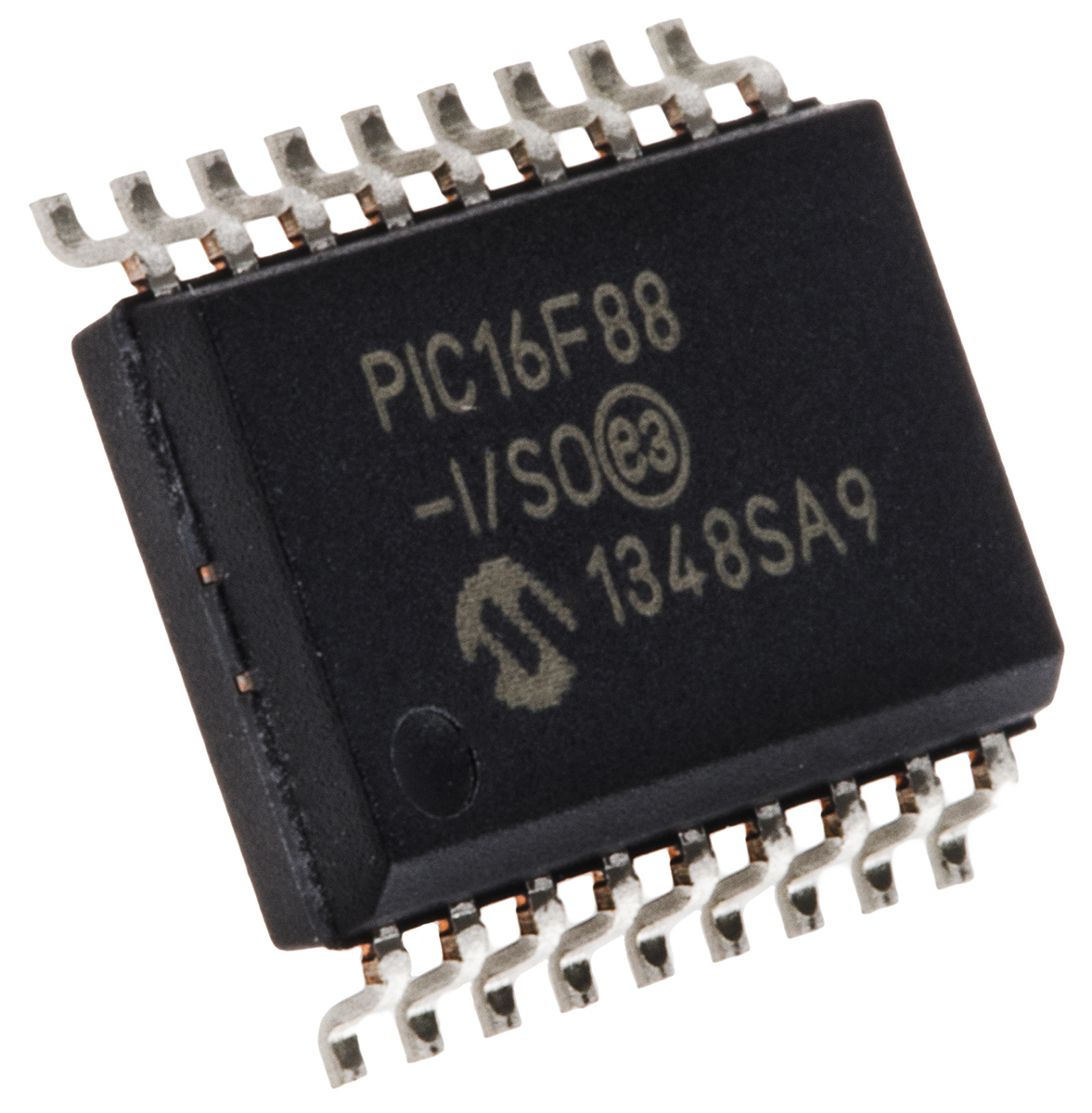 Microchip, 8 bit PIC, PIC16F88 Microcontroller, 20 MHz, 7kB FLASH, 18-Pin SOIC
