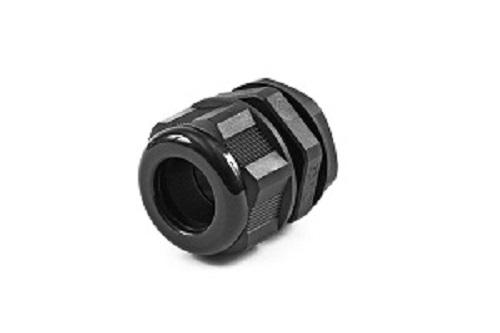 Hammond 1427NCG Series Black Nylon Cable Gland, M25 Thread, 13mm min., 18mm max., IP68