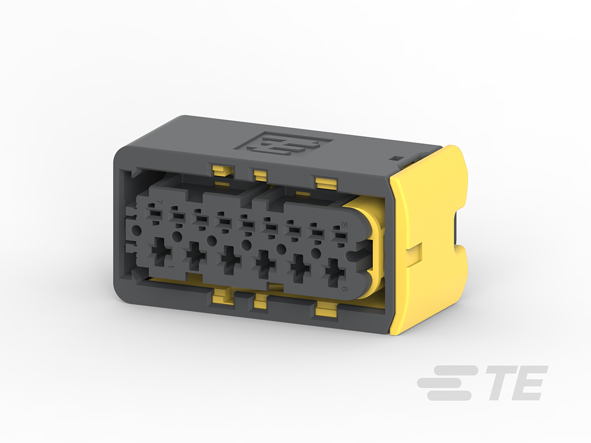 TE Connectivity, HDSCS Automotive Connector Socket Black 15 Way 1-1563878-1
