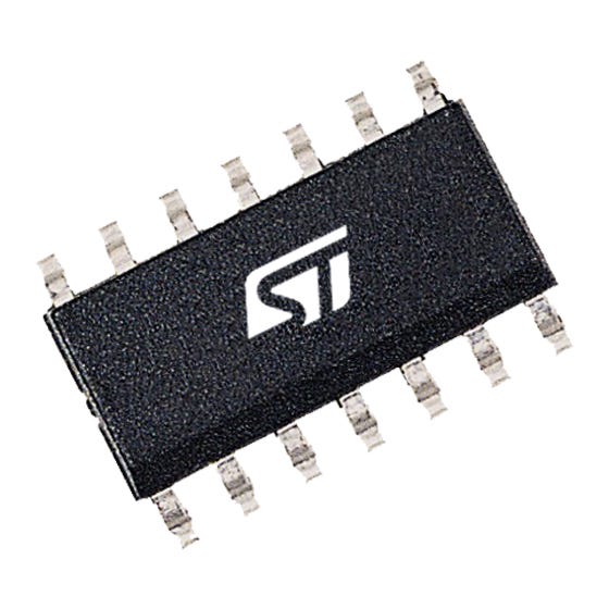 STMicroelectronics L6393DTR MOSFET Gate Driver 2, 430 mA 14-Pin 20 V, SO-14