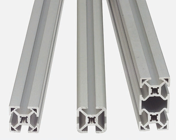 FlexLink Silver Aluminium Profile Strut, 44 x 44 mm, 5.6mm Groove, 1000mm Length, Series XD