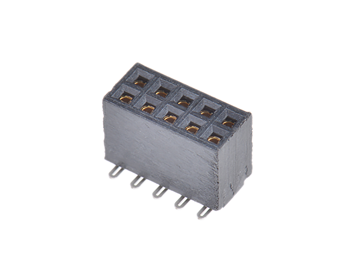 Samtec SFMC Series Straight Surface Mount PCB Socket, 10-Contact, 2-Row, 1.27mm Pitch, Solder Termination
