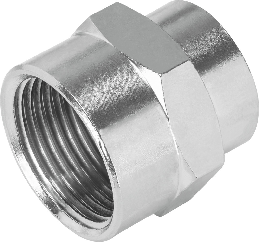 Festo NPFC Series Straight Fitting, G 1/4 Female to G 1/4, Threaded Connection Style, 8030292