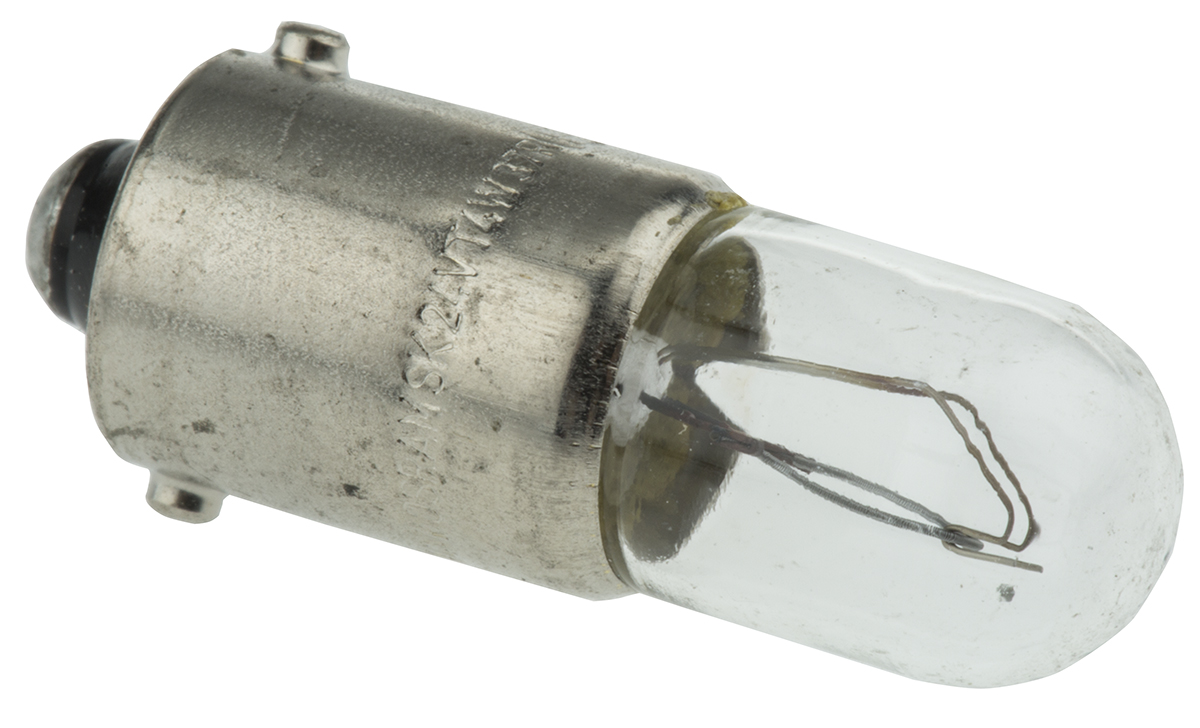 Osram BA9s Automotive Incandescent Lamp, Clear, 24 V