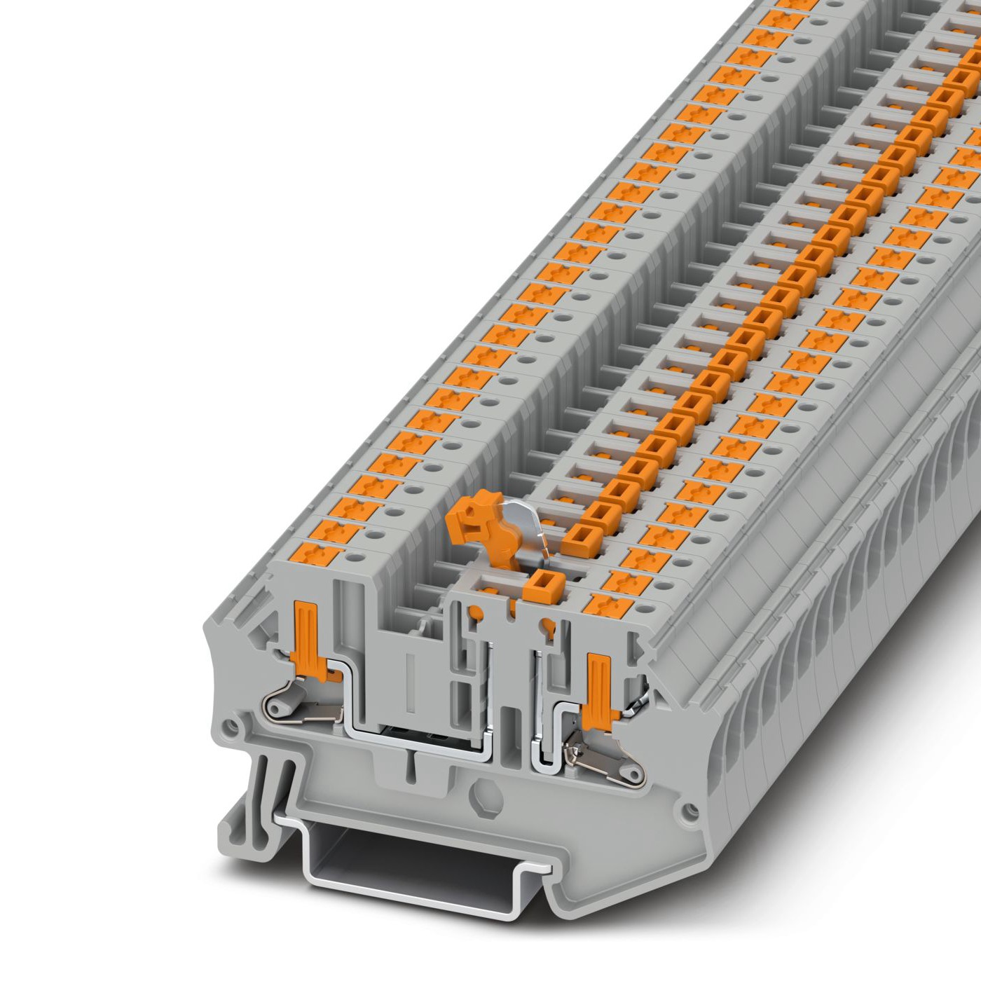 Phoenix Contact 1088739 PTV Series Grey, Push In Termination