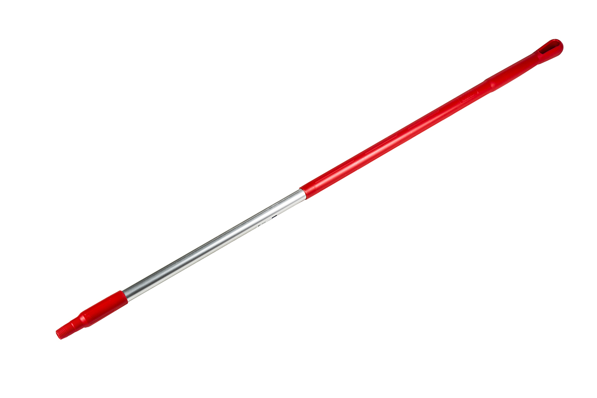 Vikan Red Aluminium Mop Handle, 1.31m, for use with Vikan Brush, Vikan Mop