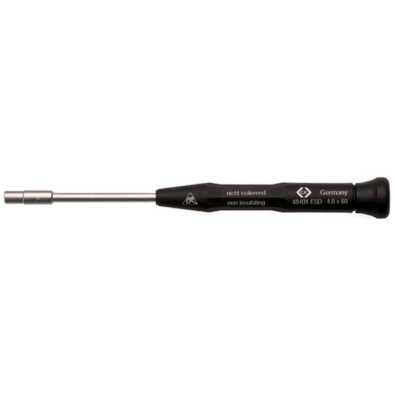 CK Slotted Nut Driver, 4 mm Tip, 160 mm Overall