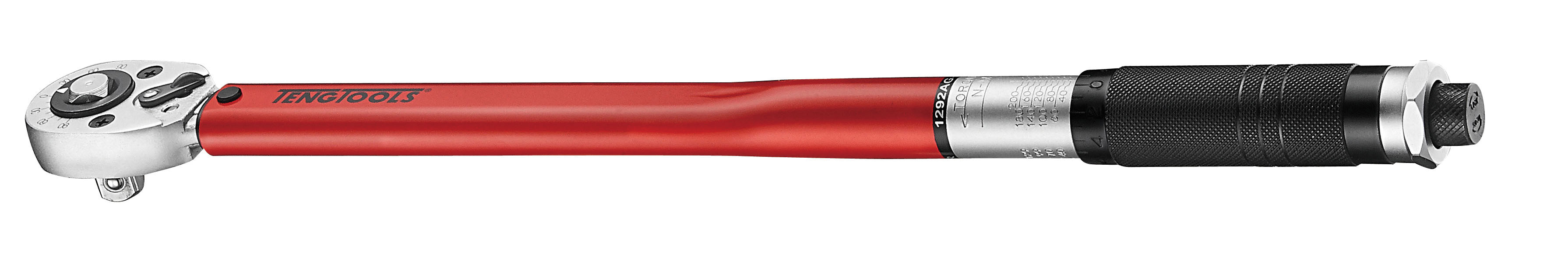 Teng Tools Click Torque Wrench, 70 → 350Nm, 1/2 in Drive, Square Drive