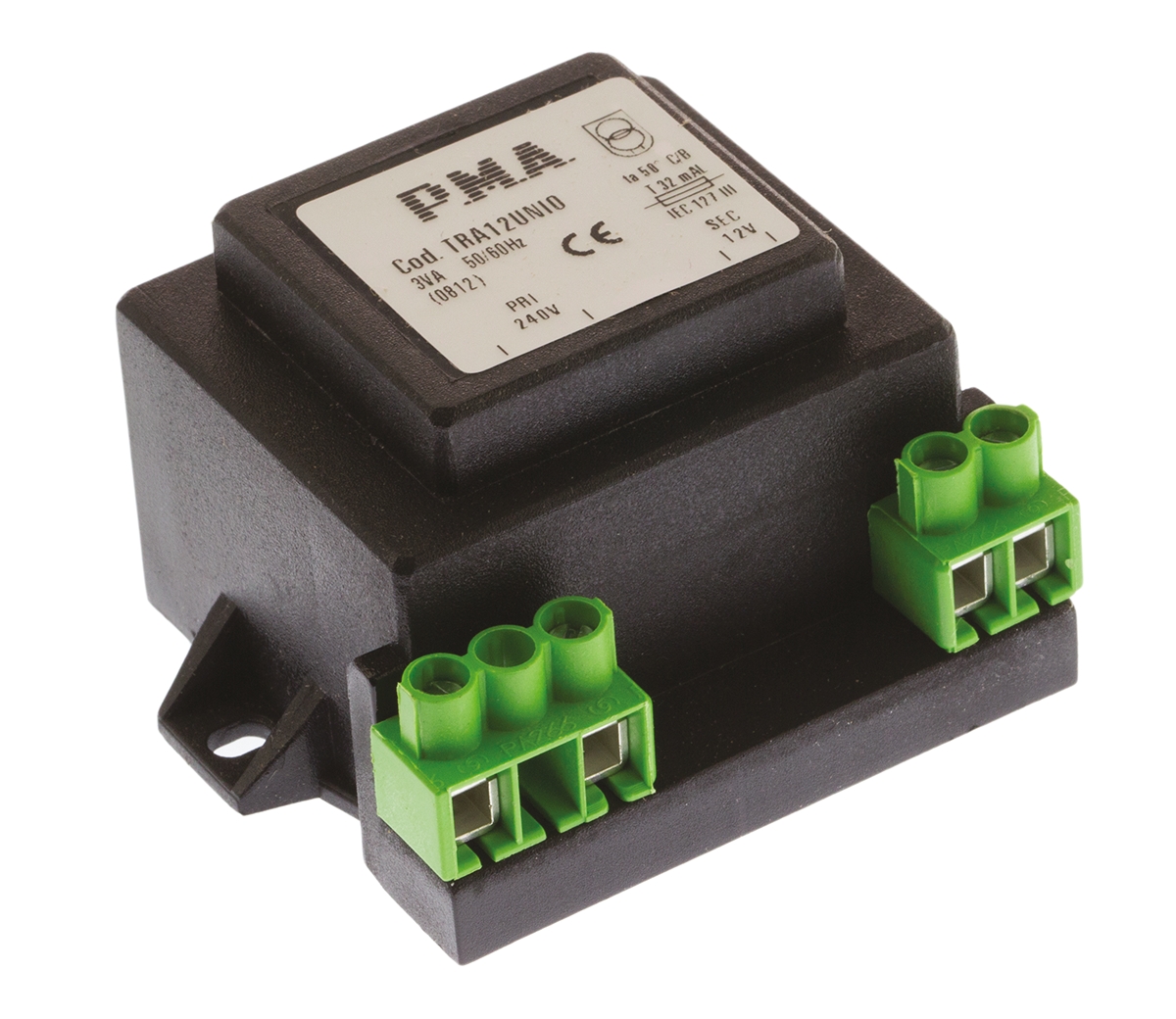 Carel 3VA 1 Output Chassis Mounting Transformer, 12V ac