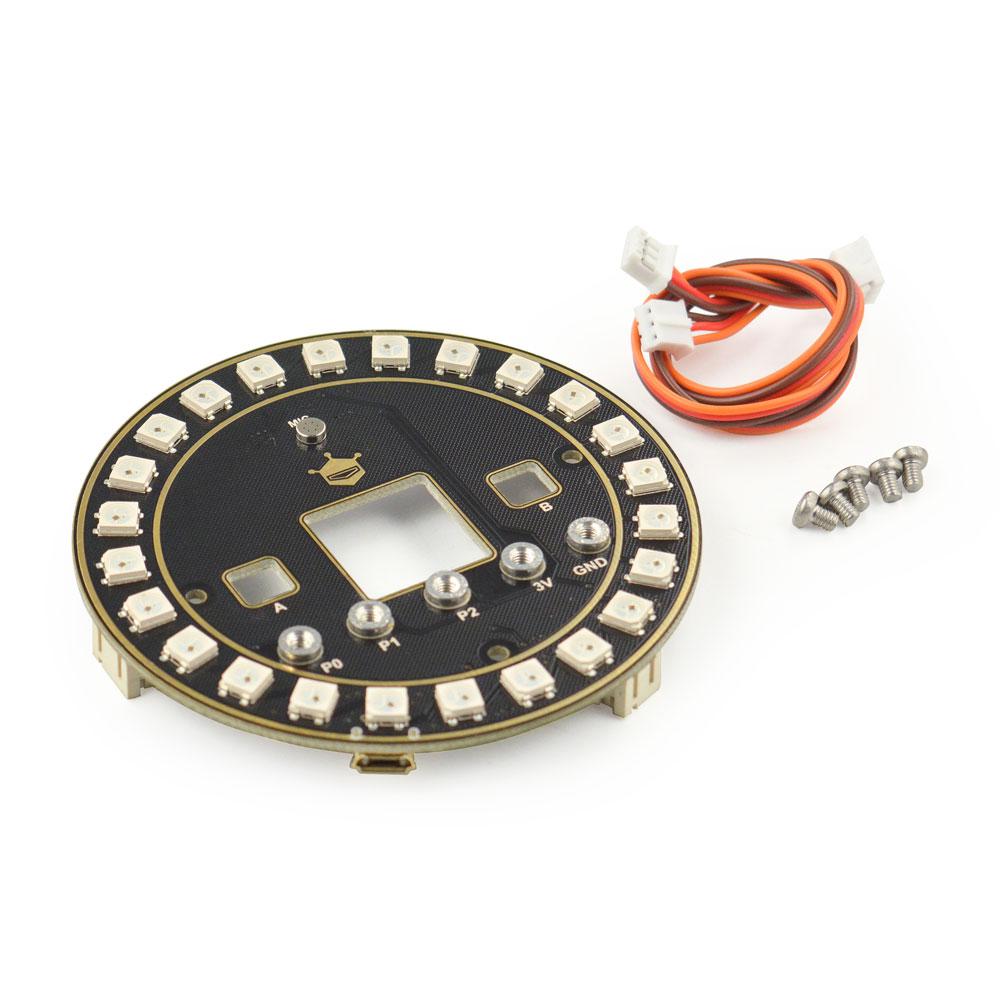 DFRobot ROB0150, Micro: Circular RGB LED Expansion Board LED Expansion Board for WS2812 for Micro:bit - ROB0150