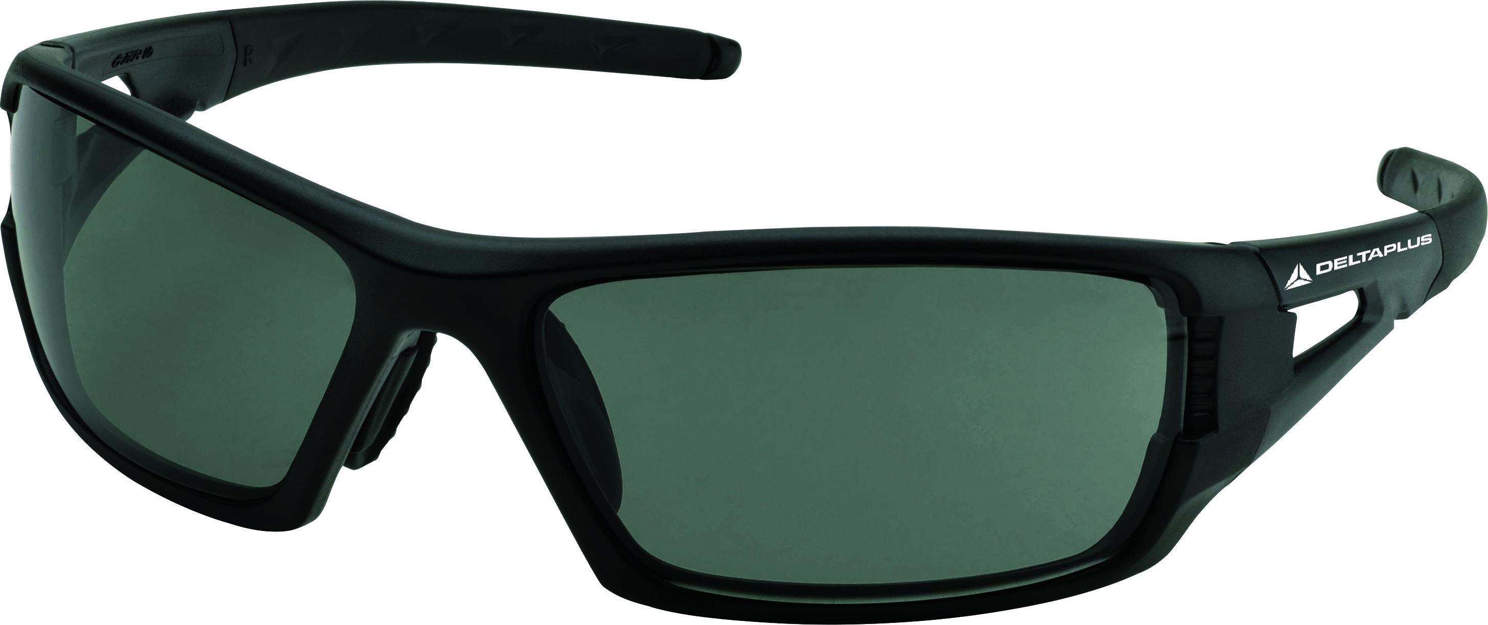Delta Plus RIMFIRE Safety Glasses, Smoke PC Lens