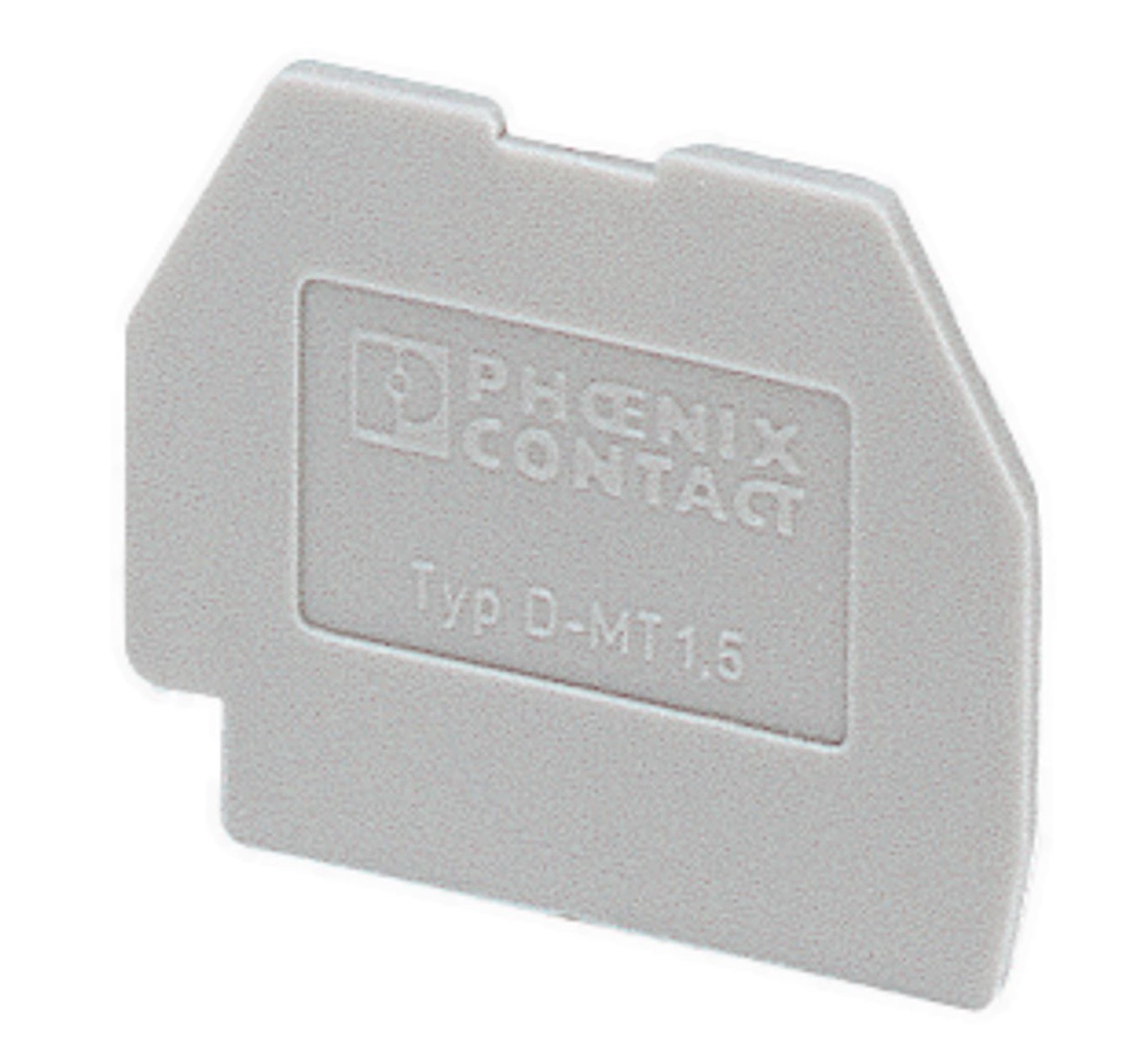 Phoenix Contact D-MT Series End Cover for Use with DIN Rail Terminal Blocks