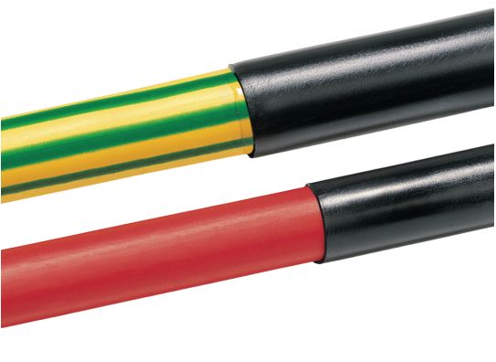 HellermannTyton Adhesive Lined Halogen Free Heat Shrink Tubing, Black 25.4mm Sleeve Dia. x 60m Length 2:1 Ratio, TR27