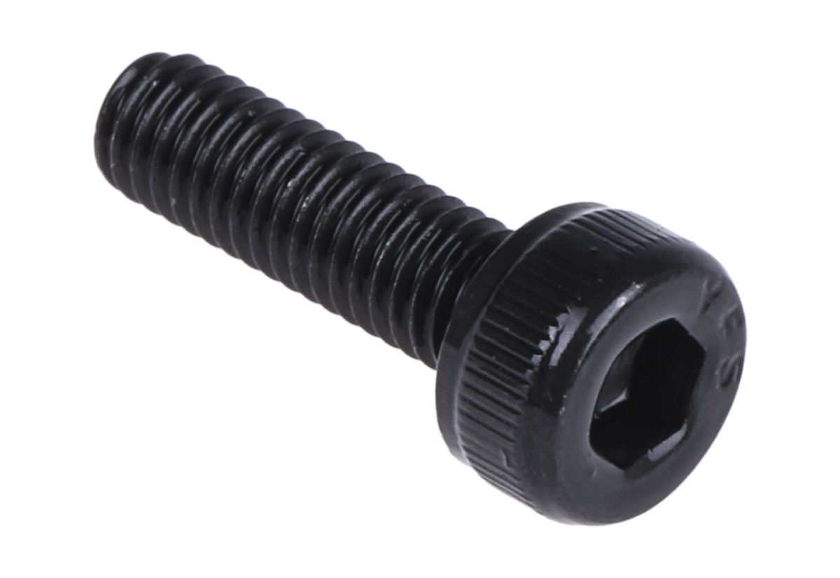RS PRO Black, Self-Colour Steel Hex Socket Cap Screw, DIN 912, M3 x 10mm