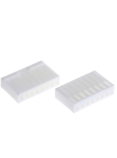 Molex, 2695 Female Crimp Connector Housing, 2.54mm Pitch, 10 Way, 1 Row