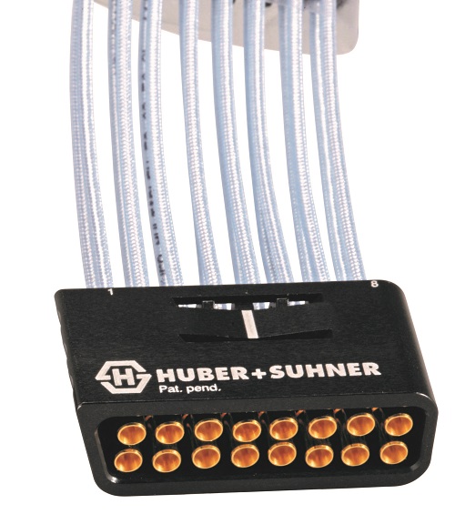 Huber+Suhner MXP40: Multicoax Cable Assemblies Series Male MXP40 to Female, 152 mm 50 Ω