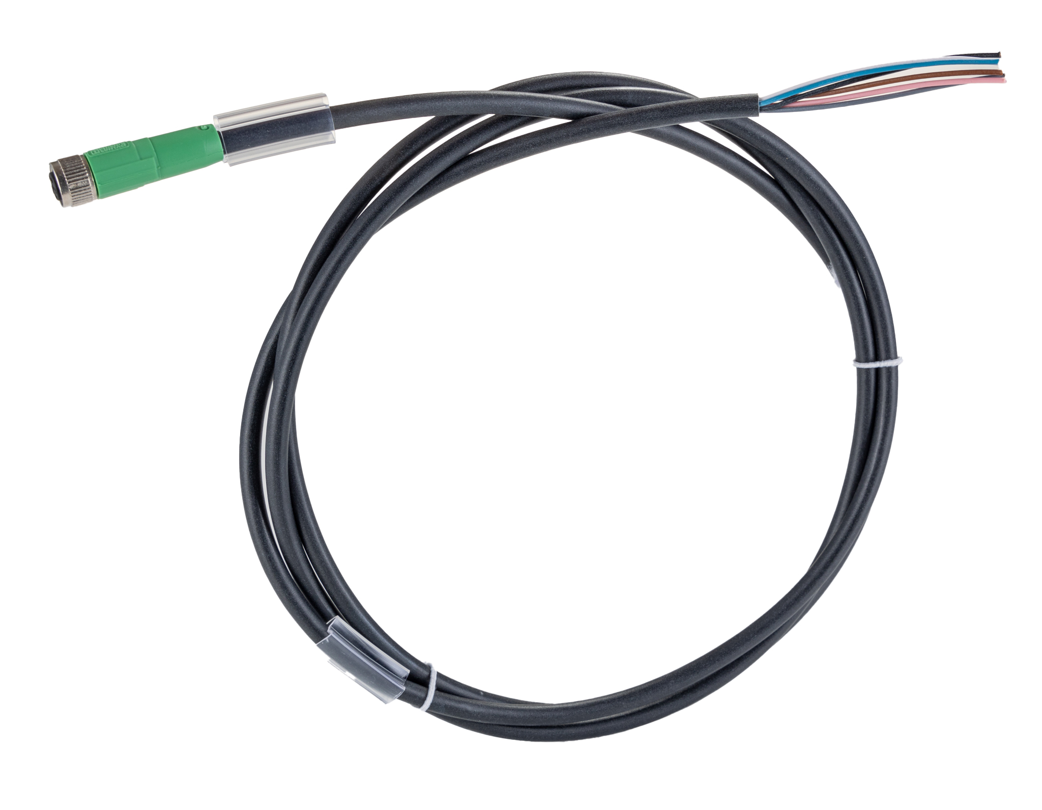 Phoenix Contact Female 6 way M8 to 6 way Unterminated Sensor Actuator Cable, 1.5 m