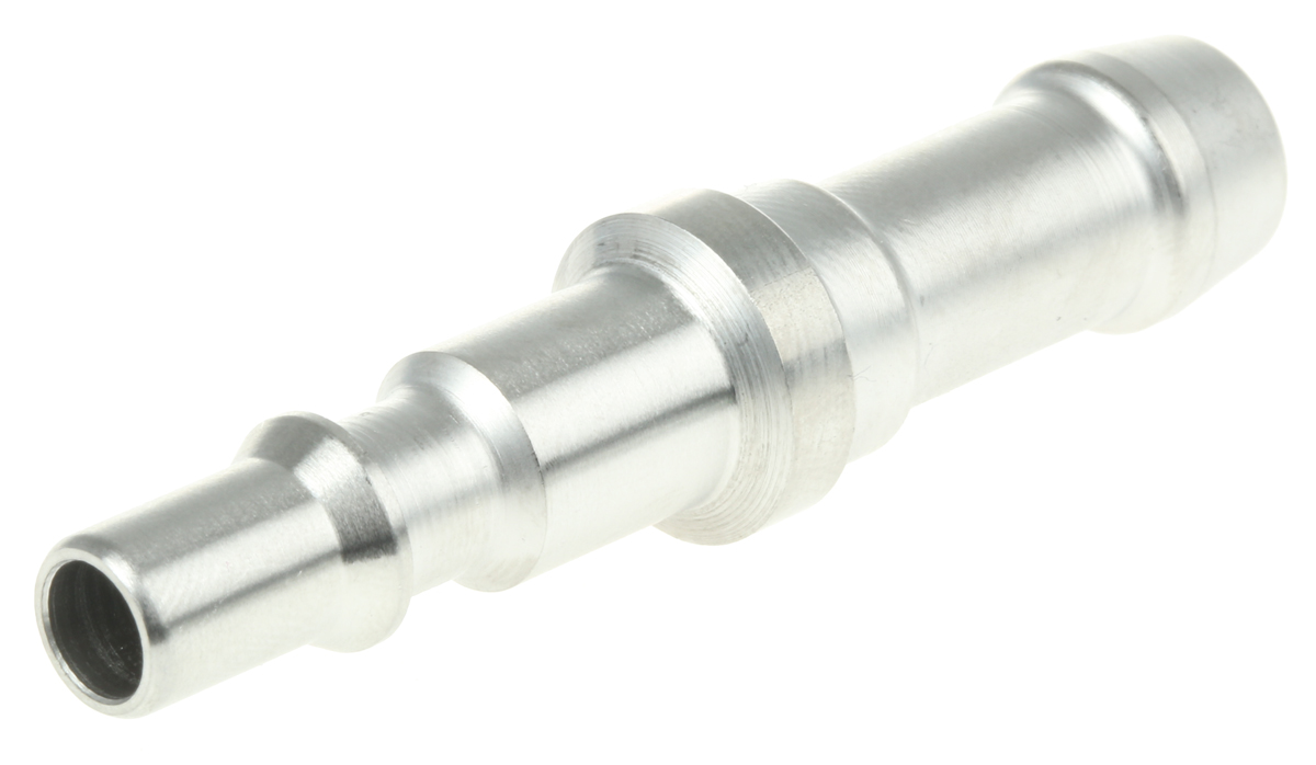 Staubli – Fluid Connectors Stainless Steel Male Safety Quick Connect Coupling, 10mm Hose Barb