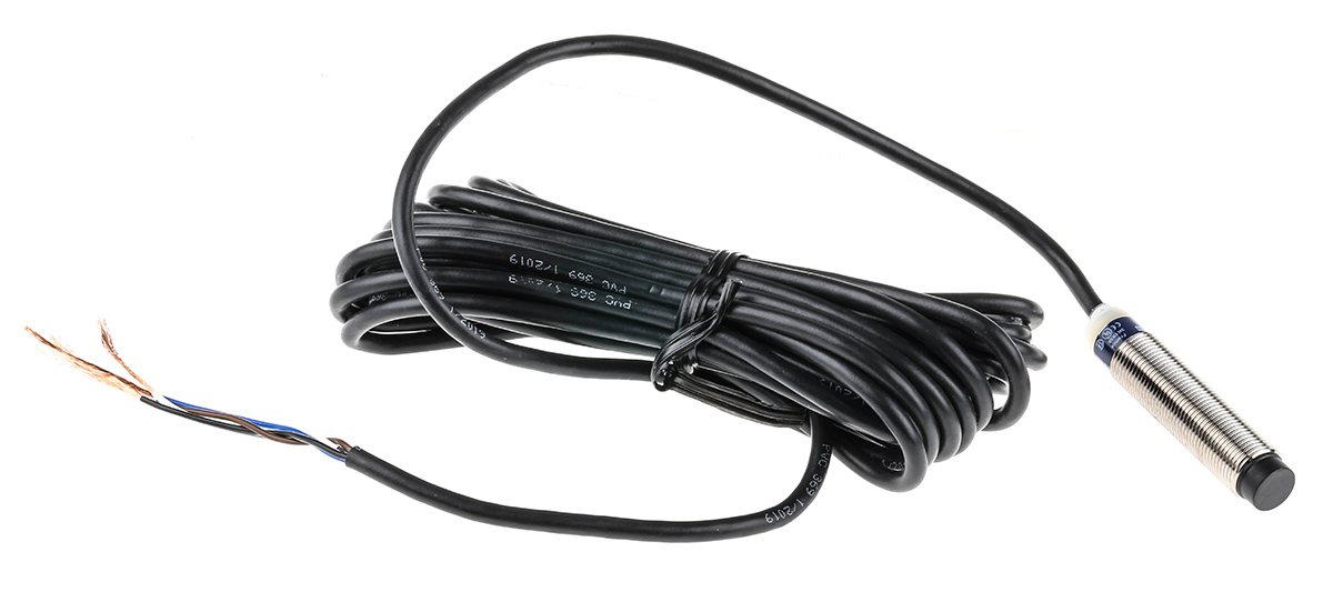 Telemecanique Sensors Inductive Threaded Barrel Proximity Sensor, M12, 4 mm Detection, PNP/NPN NO/NC, 12 → 24 V