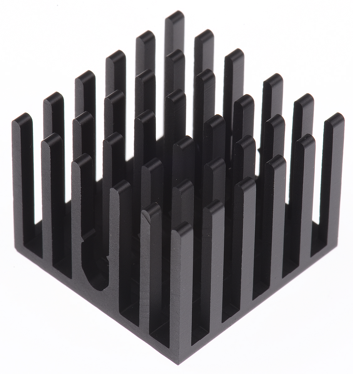 AAVID THERMALLOY Heatsink, Universal Square Alu, 23.4K/W, 23 x 23 x 18mm, Adhesive Foil