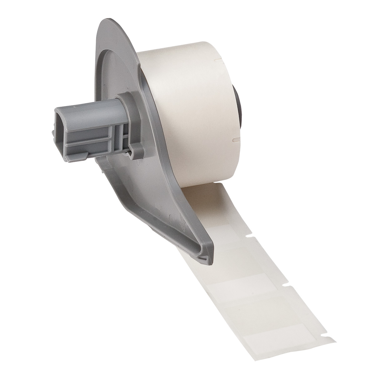 Brady B-417 White, Transparent Label, 25.40mm Width, 12.70mm Height, 250 Qty