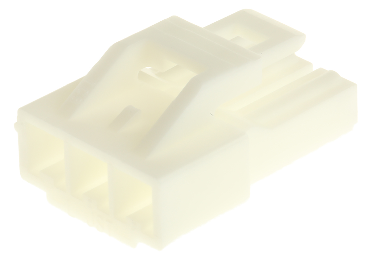 JST Male Connector Housing, 3 Way, 1 Row