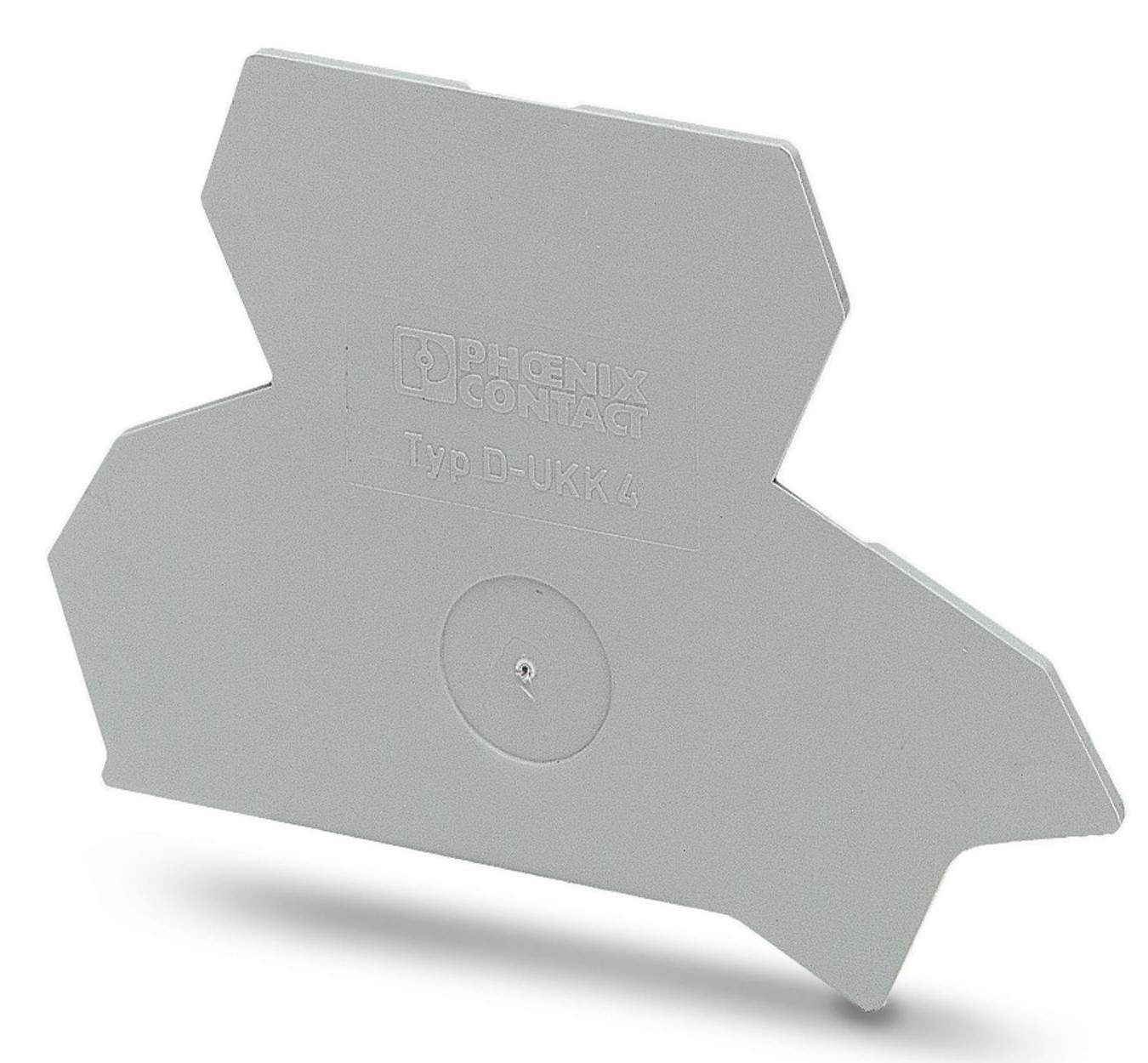 Phoenix Contact D-UKK 4 Series End Cover for Use with DIN Rail Terminal Blocks