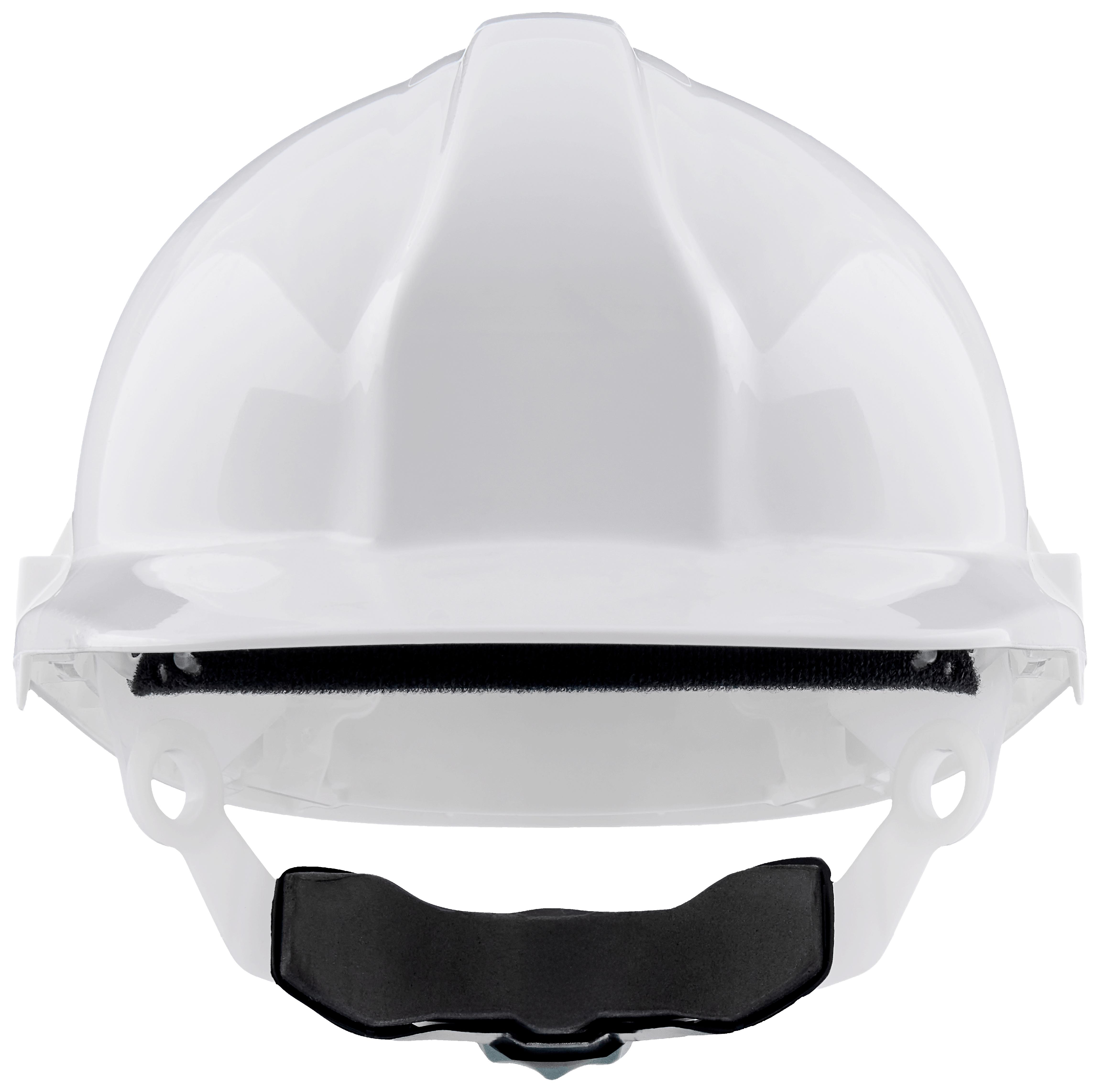 RS PRO White Hard Hats , Adjustable, Ventilated
