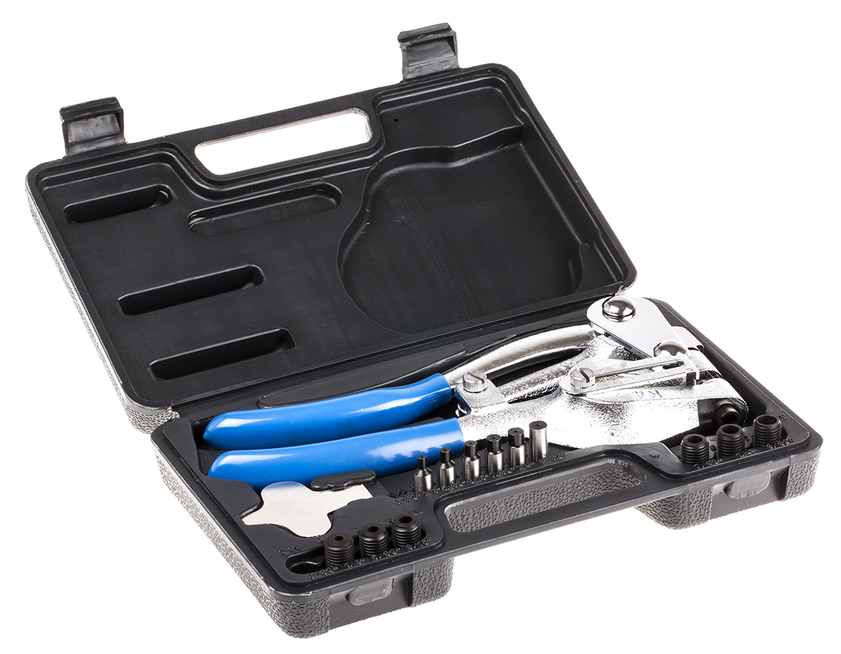 RS PRO Punch Set, 3/32 → 9/32in, Circular, Hand Operation