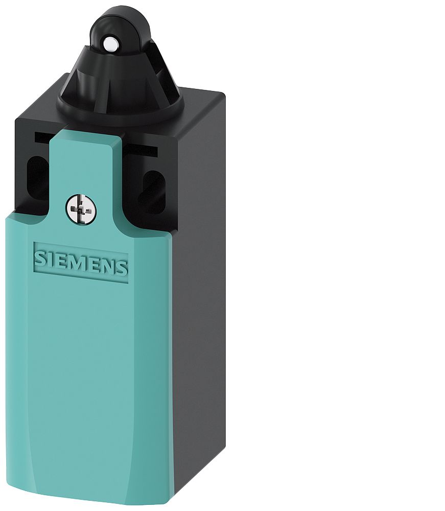 Siemens 3SE5 Series Roller Plunger Limit Switch, 1NC/1NO, IP66, IP67, Metal Housing, 400V ac Max, 4A Max