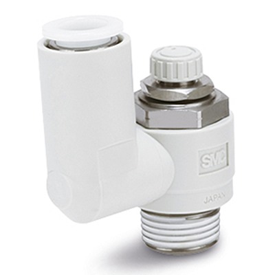 SMC AS2 Series Threaded Pneumatic Silencer & Exhaust Restrictor Function Fitting, R 1/8 Inlet Port, 6mm Tube Inlet