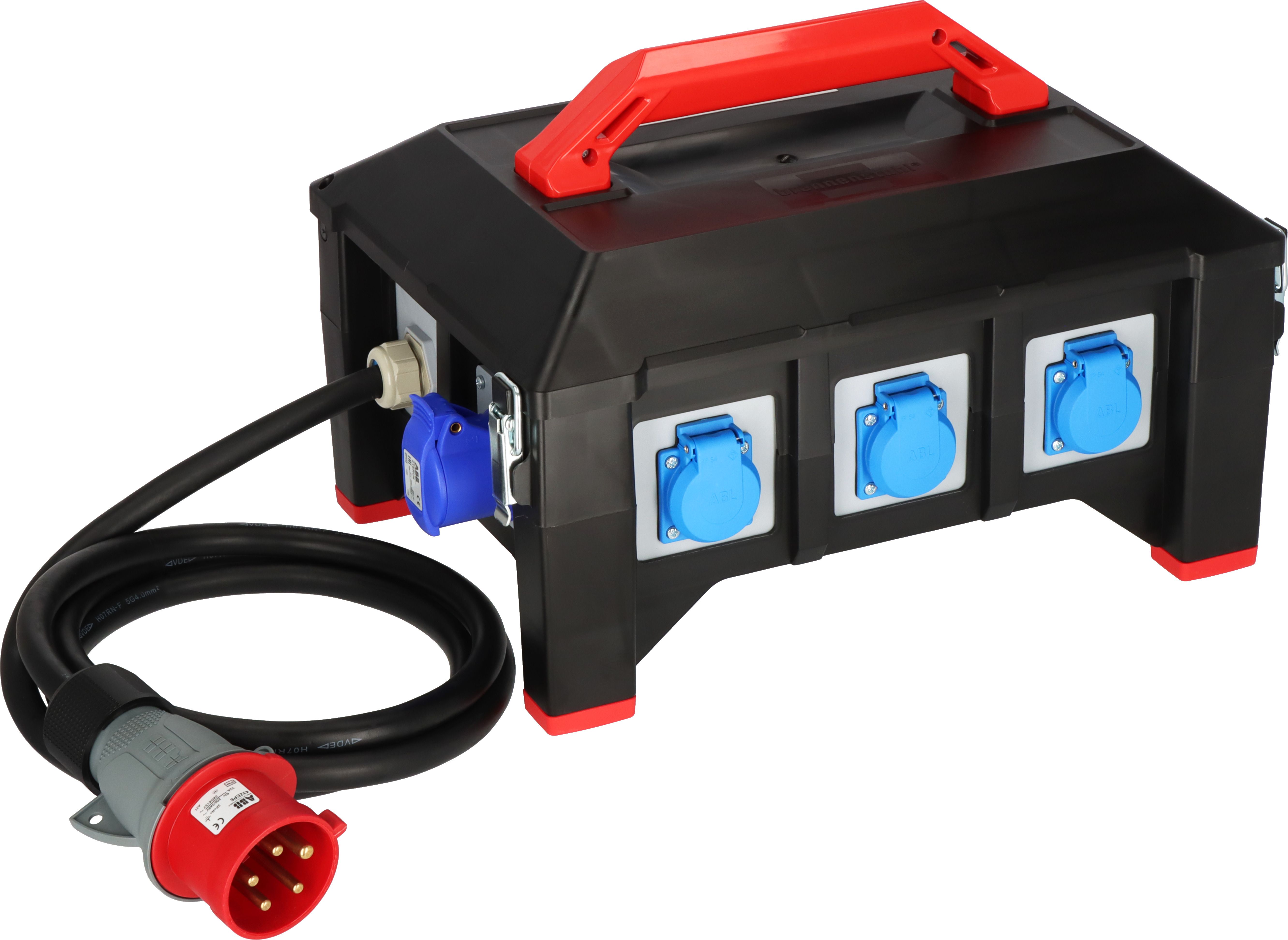 brennenstuhl 2m 5 Socket Type E - French Extension Lead Kit, 415 V, IP44