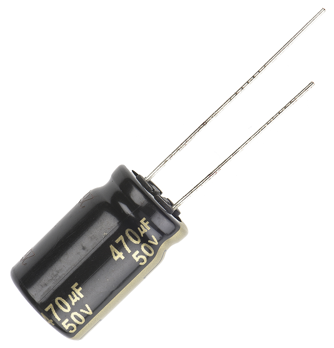 Panasonic 470μF Aluminium Electrolytic Aluminium Electrolytic Capacitor 50V dc, Radial, Through Hole - EEUFM1H471