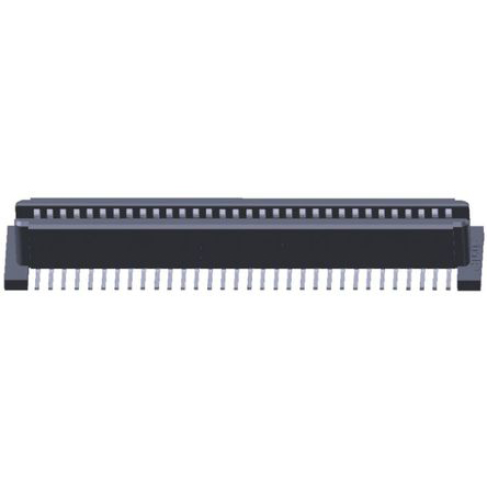 TE Connectivity Female Backplane Connector, Surface Mount, 64-Contacts, 1mm Pitch, Solder Termination