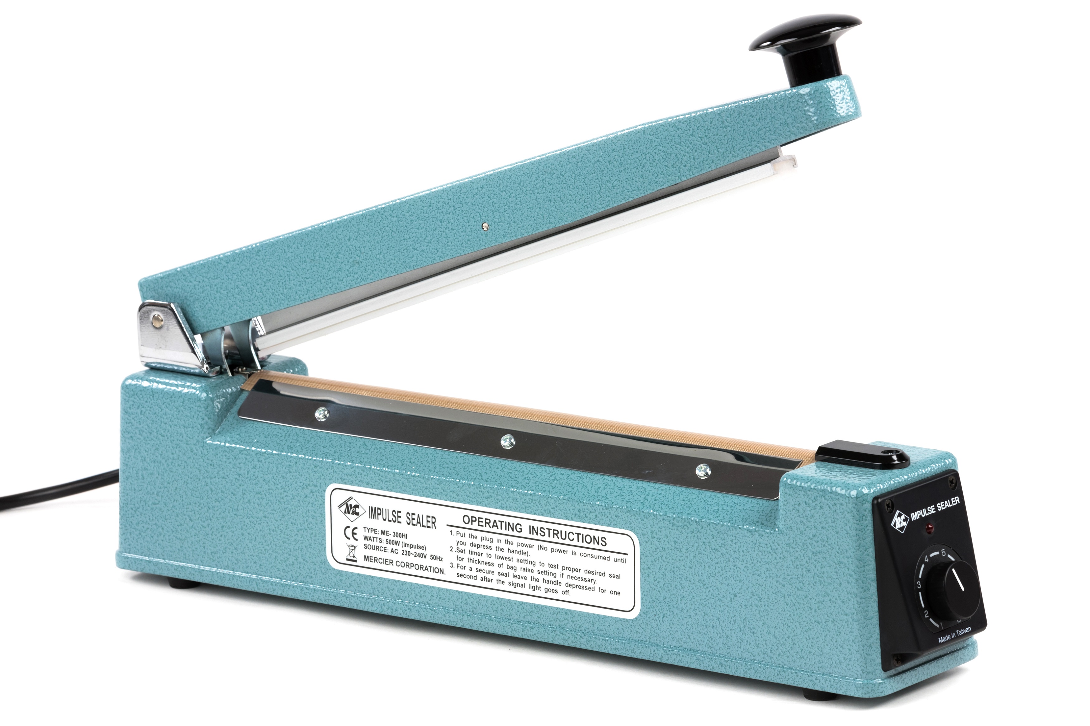 EUROSTAT Heat Sealer, 300mm Seal Length, 2.5mm Seal Width For Use With Film Heat Sealer