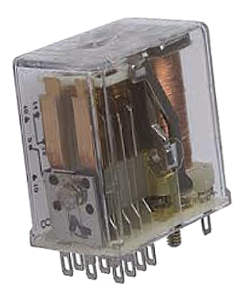 TE Connectivity Power Relay, 24V dc Coil, 3A Switching Current, 4PDT