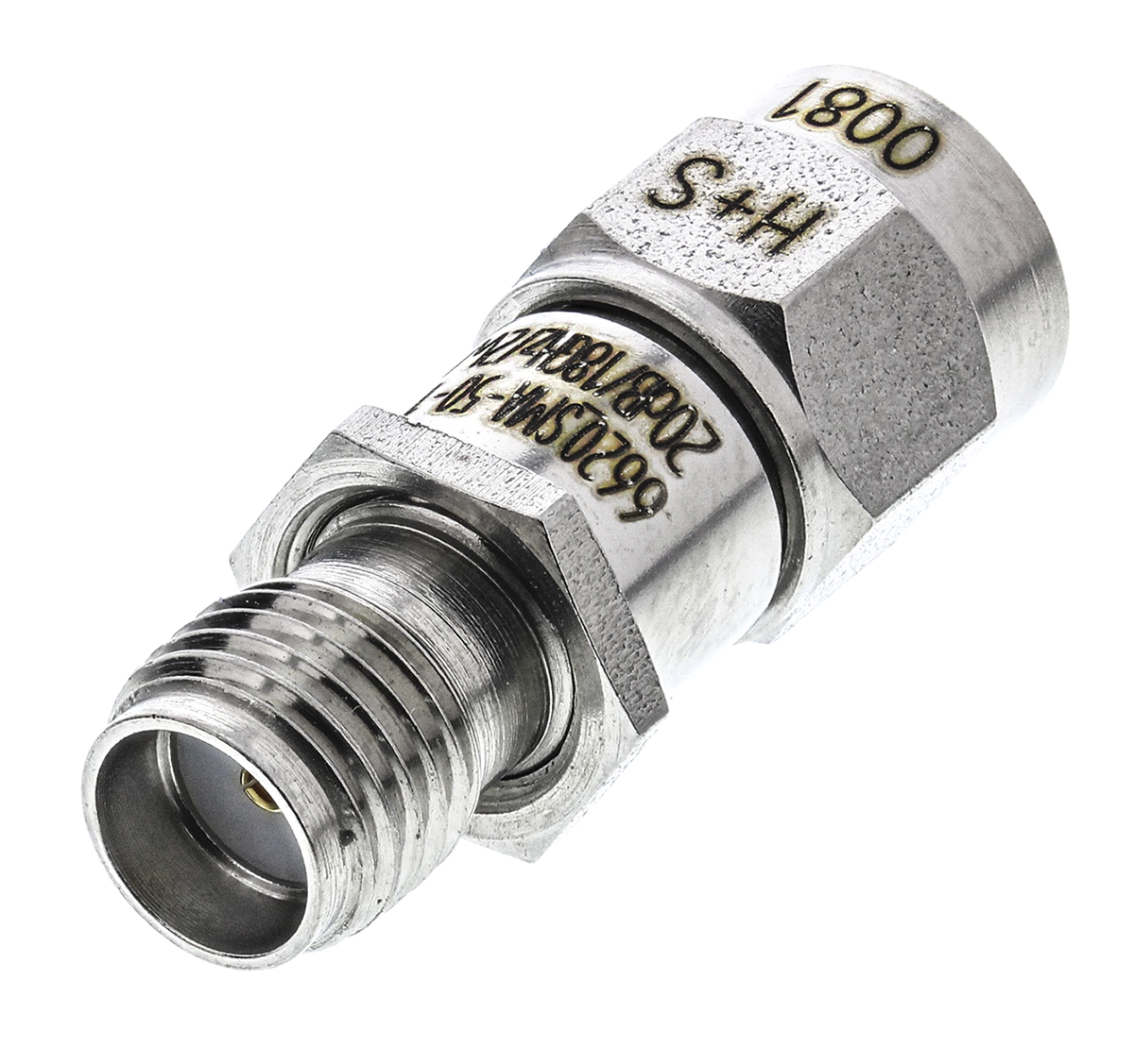Huber+Suhner 50Ω RF Attenuator SMA Connector SMA Plug to Socket 20dB, Operating Frequency DC → 18GHz