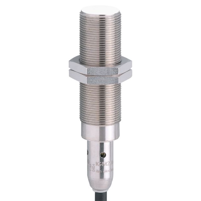 ifm electronic Inductive Threaded Barrel Proximity Sensor, M18, 8 mm Detection, PNP NO, 10 → 60 V dc