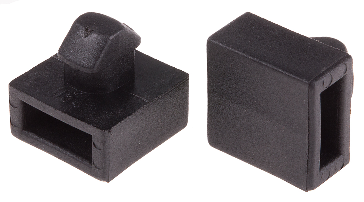 RS PRO Cable Clip, 8mm GrooveSlot 40 mm 5mm Internal Width 13.3mm Internal Height, 19mm L