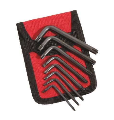 SAM 8-Piece Torx Key Set, L Shape, Long Arm