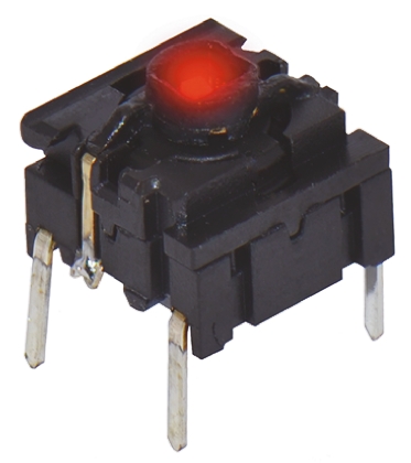 MEC IP67 Cap Tactile Switch, SPST 50 mA @ 24 V dc