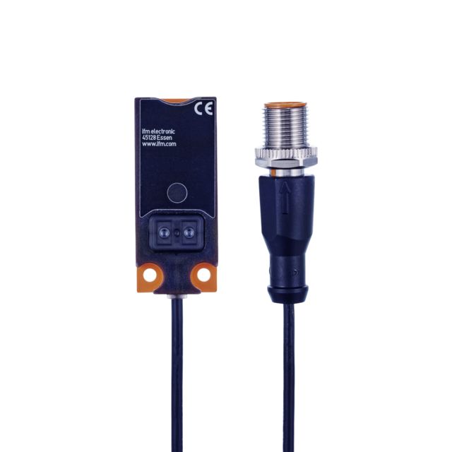 ifm electronic Capacitive Rectangular Proximity Sensor, 12 mm Detection, PNP NO/NC, 10 → 30 V dc