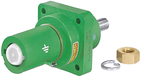 ITT Cannon, Veam Powerlock Panel Mount Industrial Power Socket, Rated At 660A, 1.0 kV
