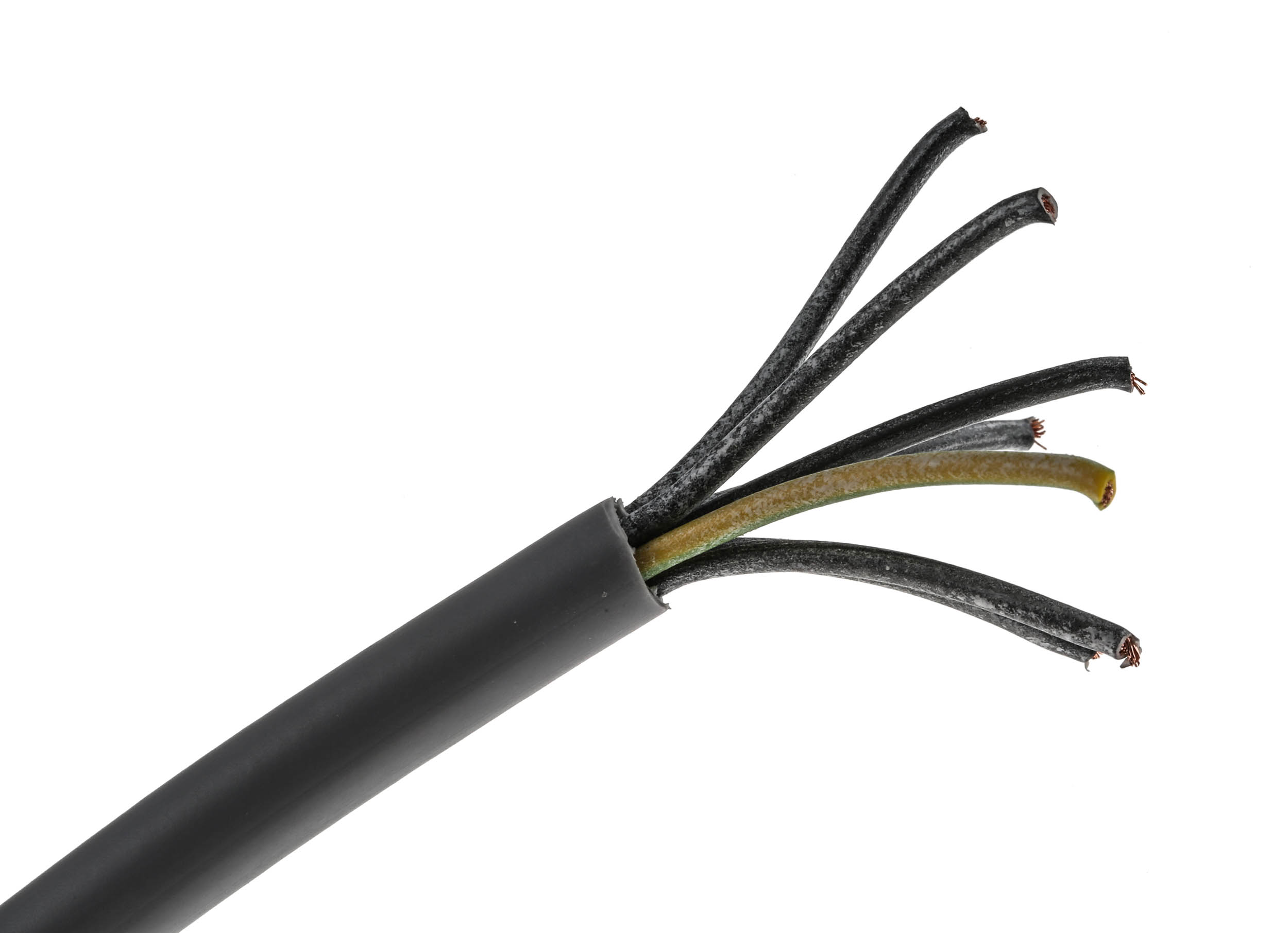 RS PRO OLFLEX CLASSIC 110 Control Cable, 7 Cores 1 mm² 17 AWG, Unscreened, 50 m, Grey Polyvinyl Chloride Sheath