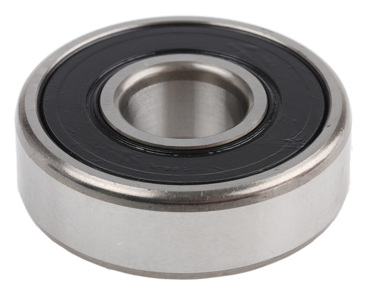SKF 6302-2RSH 1 Row Ball Bearing - 15 mm ID, 42 mm OD