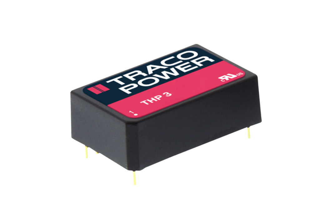 TRACOPOWER THP 3 DC-DC Converter, ±15V dc/ ±100mA Output, 9 → 40 V dc Input, 3W, Through Hole, +65°C Max Temp