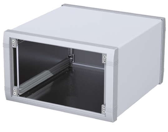 METCASE Unimet-Plus Grey Aluminium Instrument Case, 251.62 x 263.3 x 150.7mm