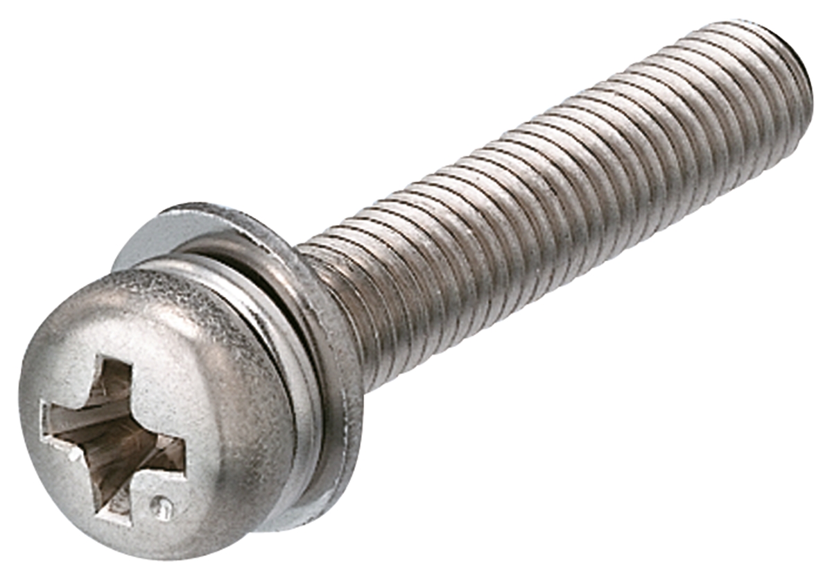 Yahata Neji Cross M3 Pan Stainless Steel Sems Screw x 6.0mm